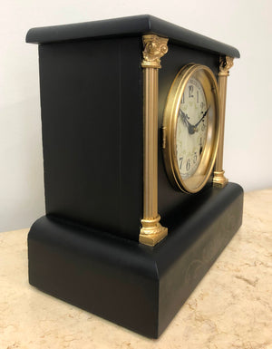 Antique Sessions USA Bell & Hammer Chime Mantel Clock | eXibit collection