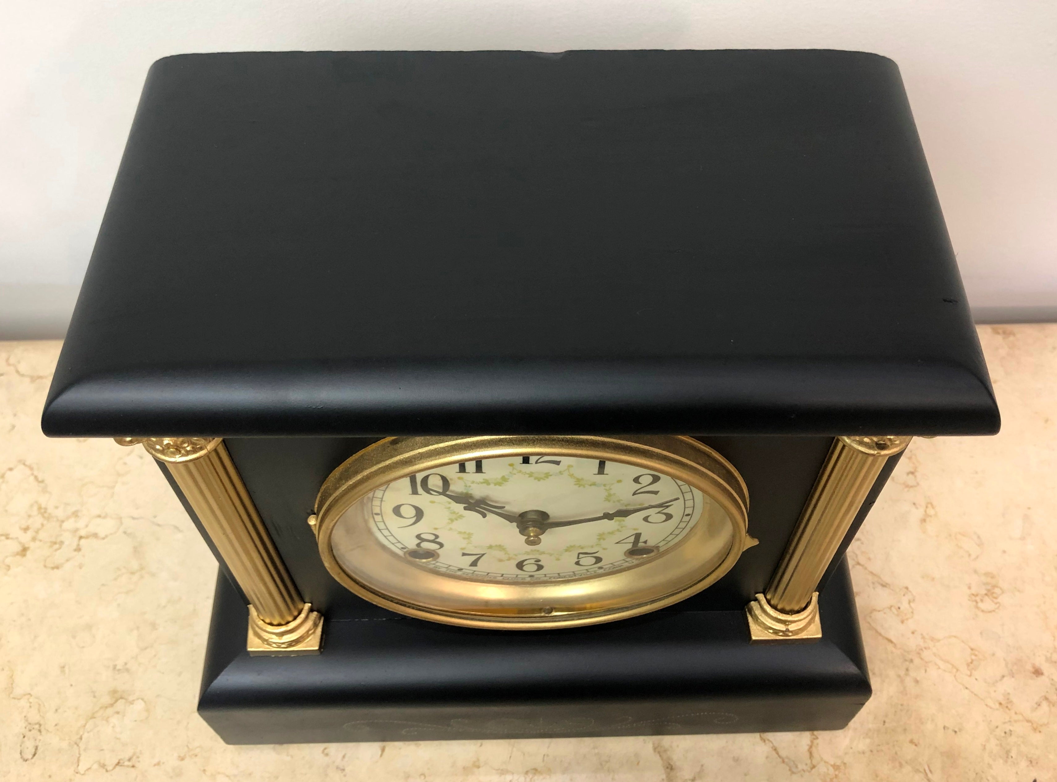 Antique Sessions USA Bell & Hammer Chime Mantel Clock | eXibit collection