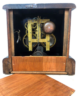 Antique Sessions USA Bell & Hammer Chime Mantel Clock | eXibit collection