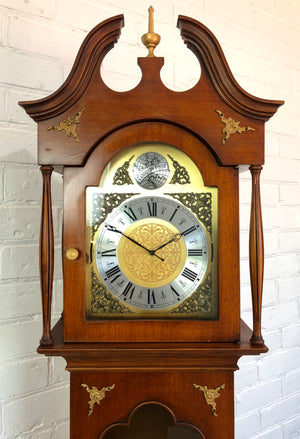 Vintage Tempus Fugit Battery Grandfather Clock | eXibit collection