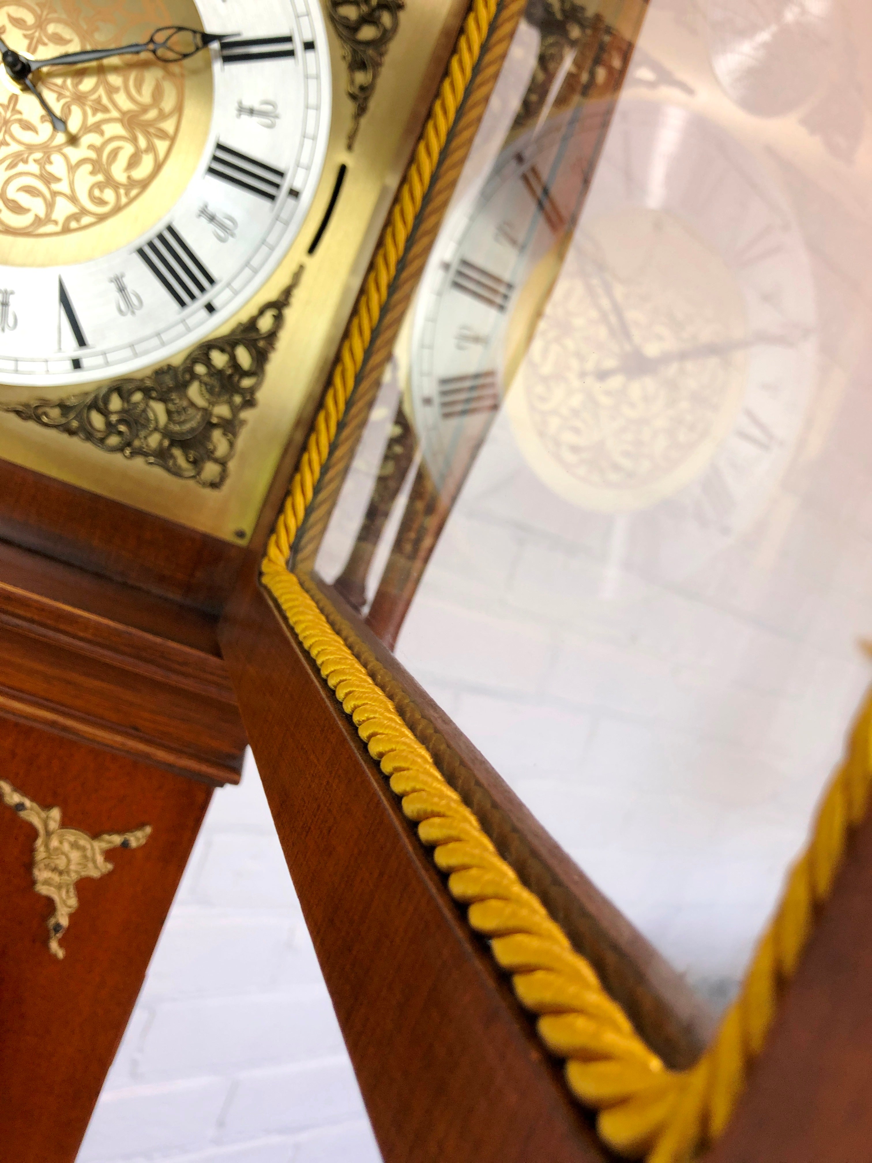 Vintage Tempus Fugit Battery Grandfather Clock | eXibit collection