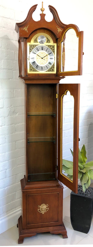 Vintage Tempus Fugit Battery Grandfather Clock | eXibit collection