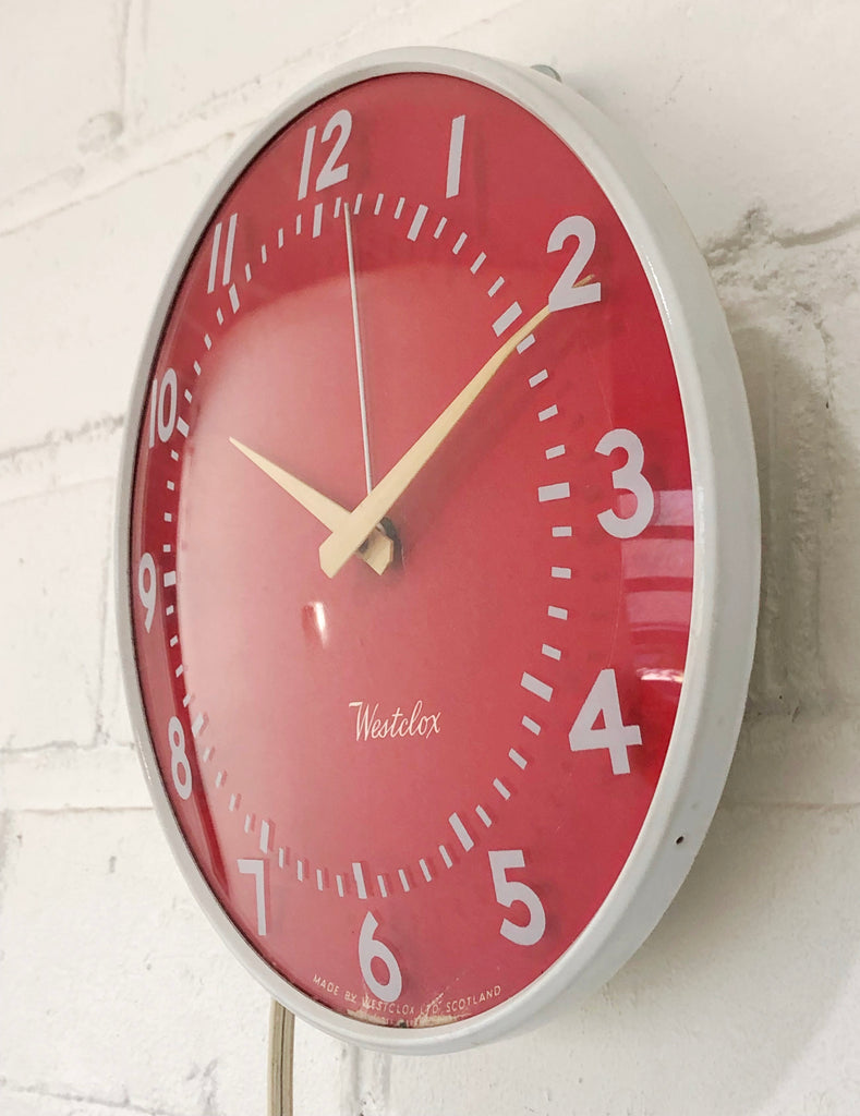 Vintage WESTCLOX Electric Retro Wall Clock Adelaide Clocks