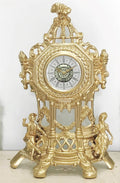 Vintage Figural West German Mantel Clock | eXibit Collection