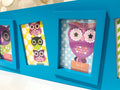 Blue Baby Collage Owl Picture Frame | Adelaide Clocks
