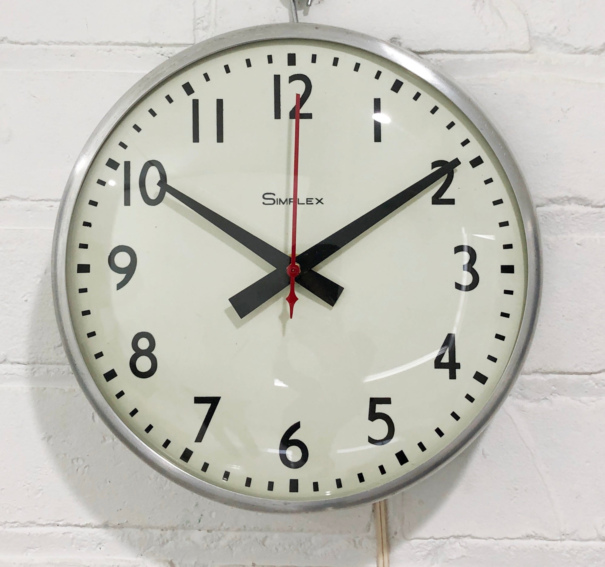 Vintage SIMPLEX Electric Wall School Clock | Adelaide Clocks