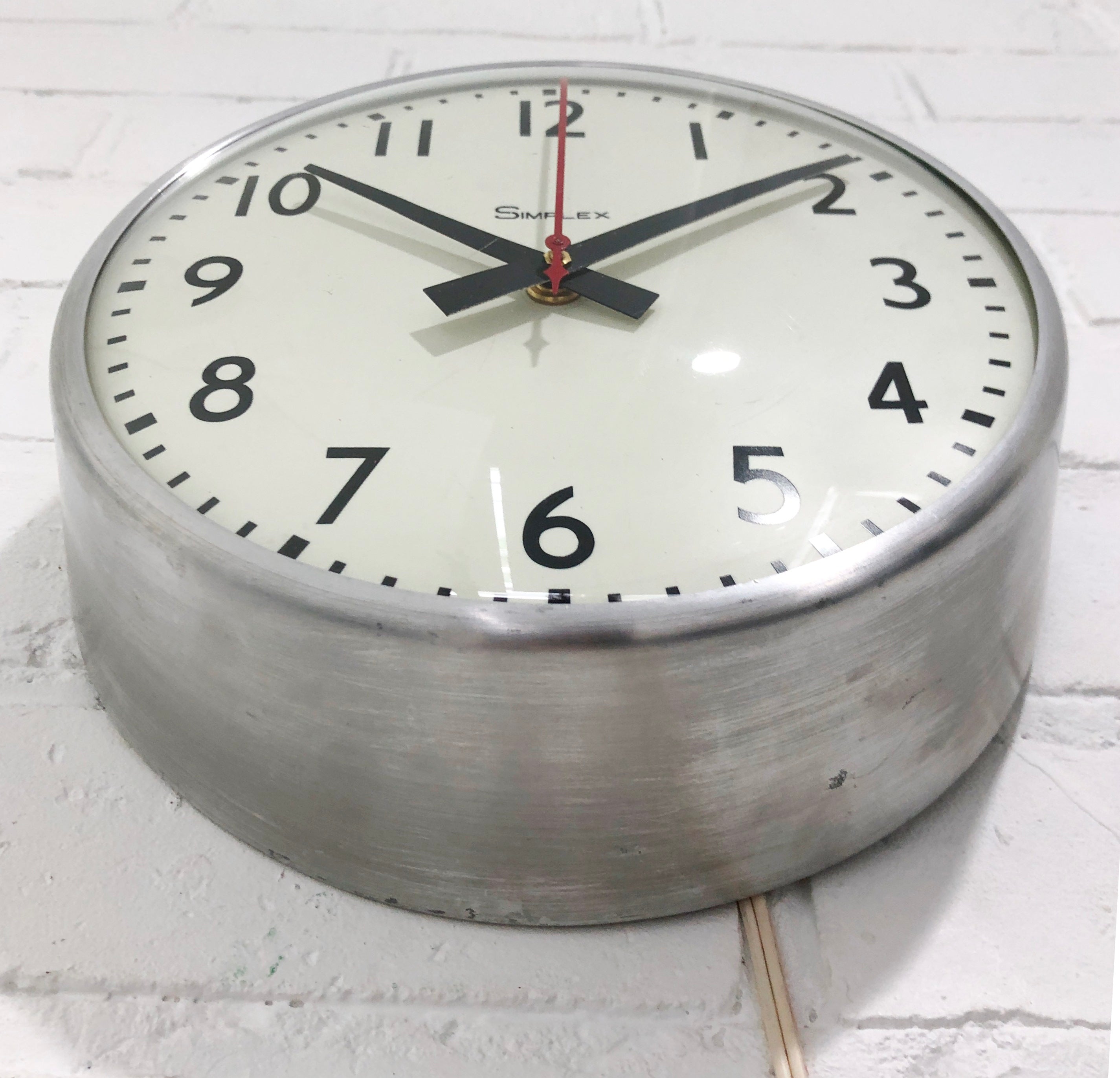 Vintage SIMPLEX Electric Wall School Clock | Adelaide Clocks