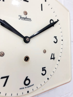 Vintage JUNGHANS Ceramic Kitchen Wall Clock | eXibit collection