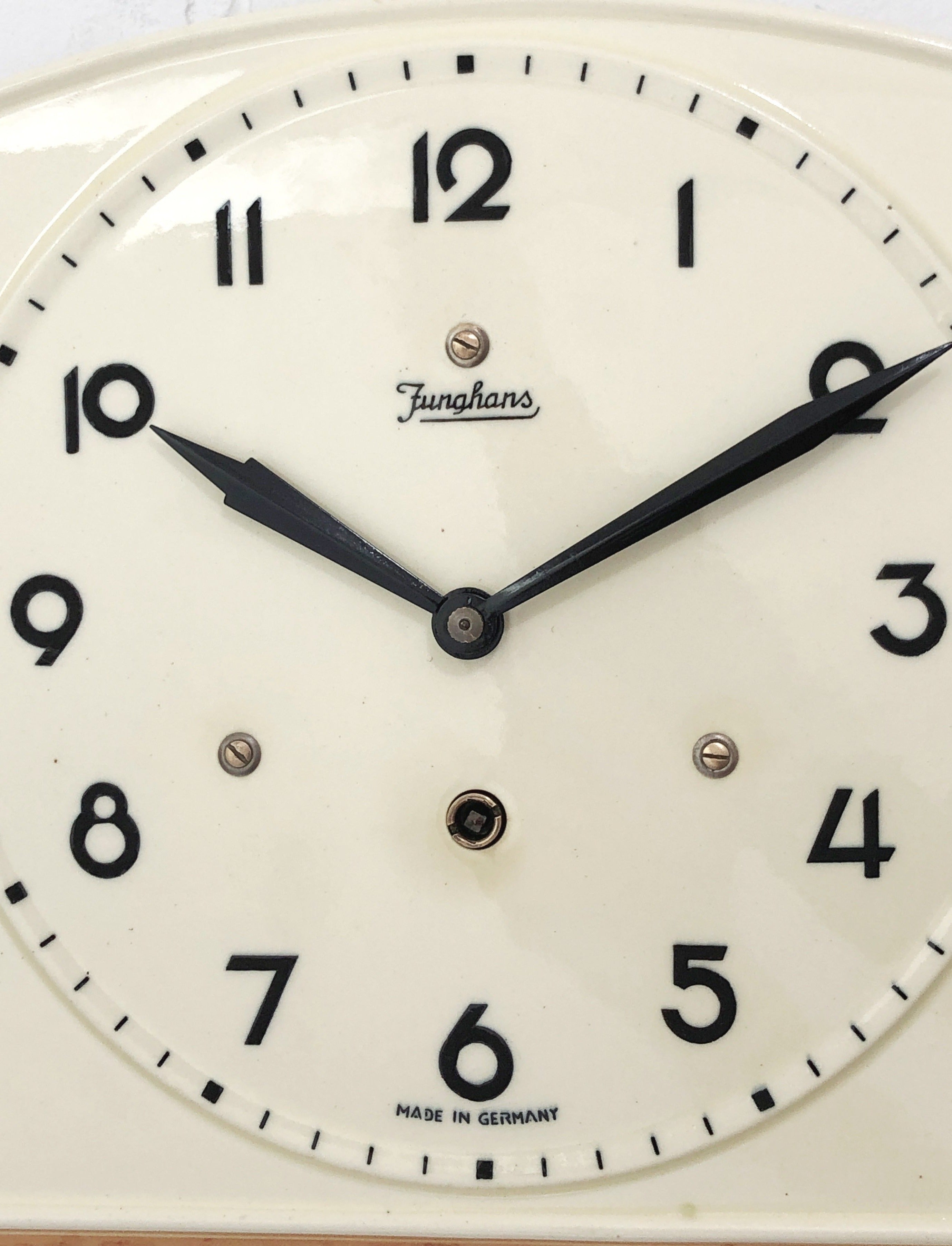 Vintage JUNGHANS Ceramic Kitchen Wall Clock | eXibit collection