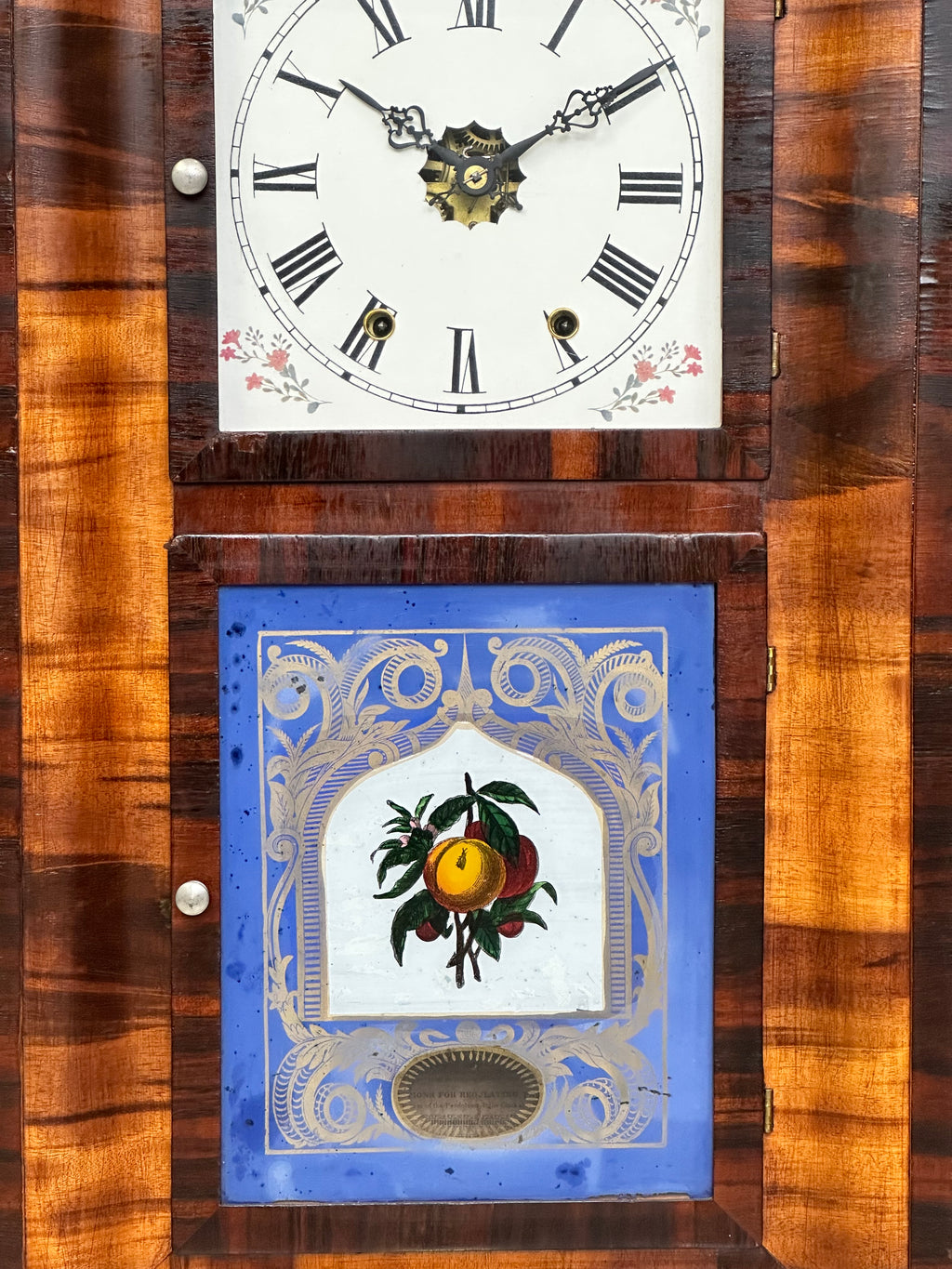 Antique New Haven Ogee Hammer on Coil Chime Wall Clock | Adelaide Clocks