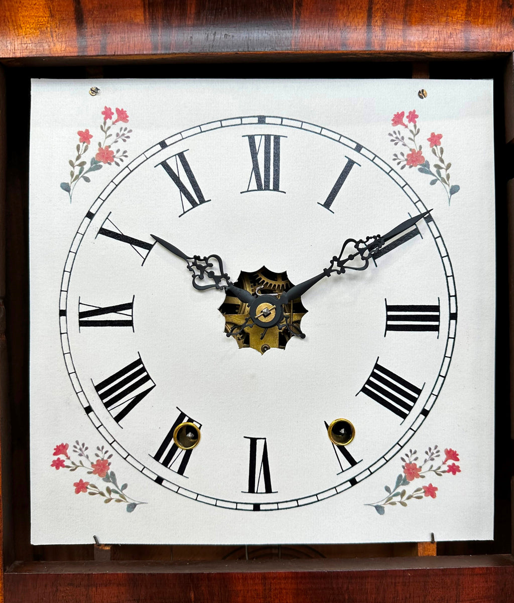 Antique New Haven Ogee Hammer on Coil Chime Wall Clock | Adelaide Clocks