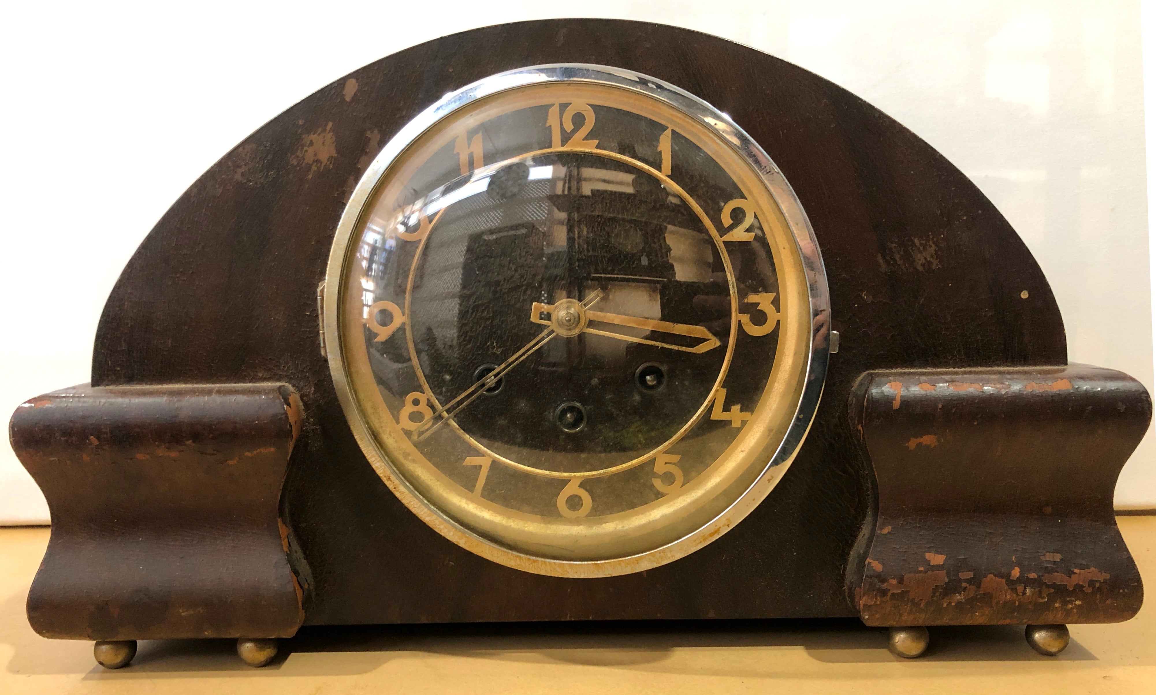 RESTORED Vintage FMS WESTMINSTER Mantel Clock | eXibit collection