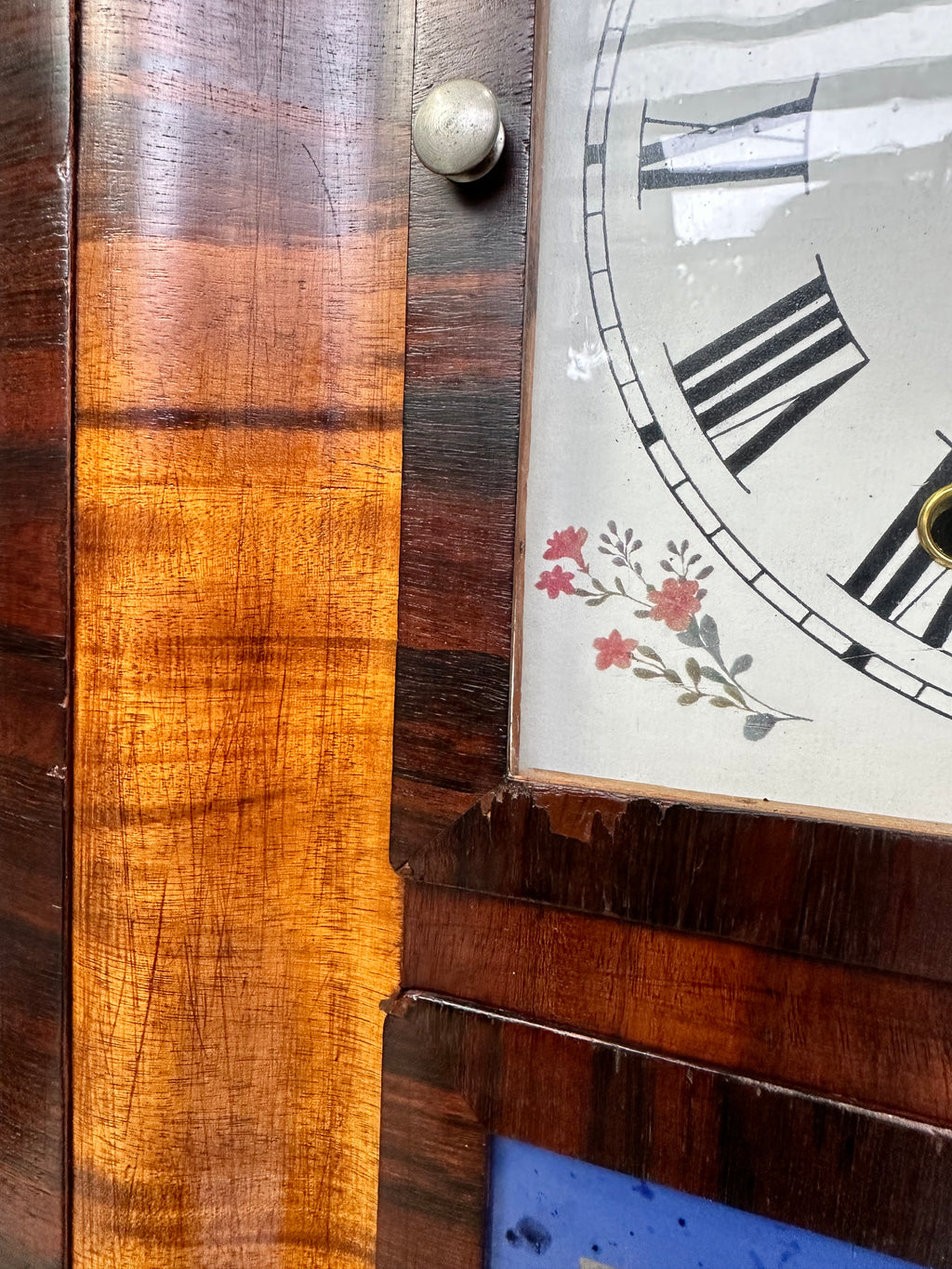 Antique New Haven Ogee Hammer on Coil Chime Wall Clock | Adelaide Clocks