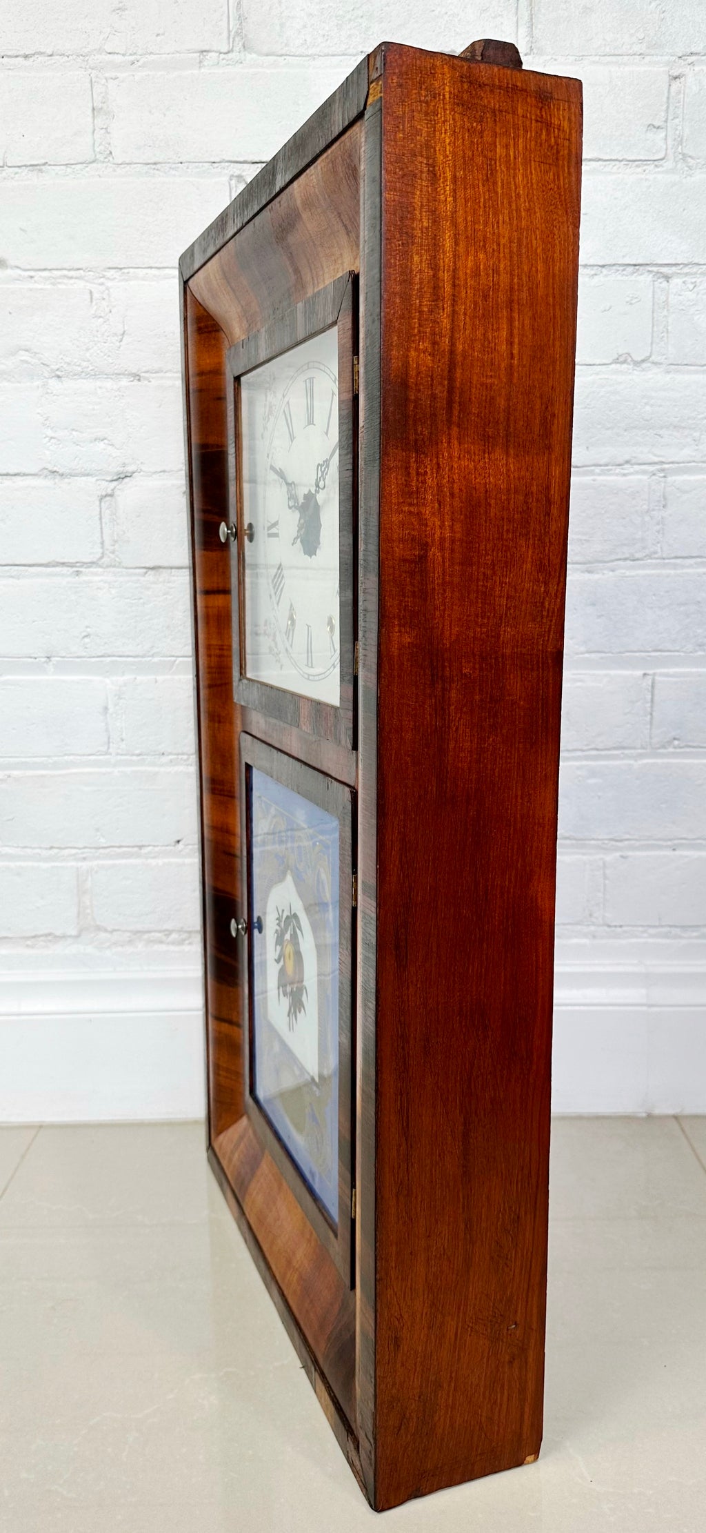 Antique New Haven Ogee Hammer on Coil Chime Wall Clock | Adelaide Clocks