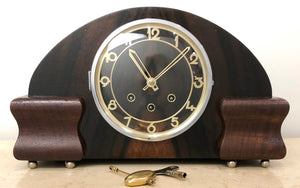 RESTORED Vintage FMS WESTMINSTER Mantel Clock | eXibit collection