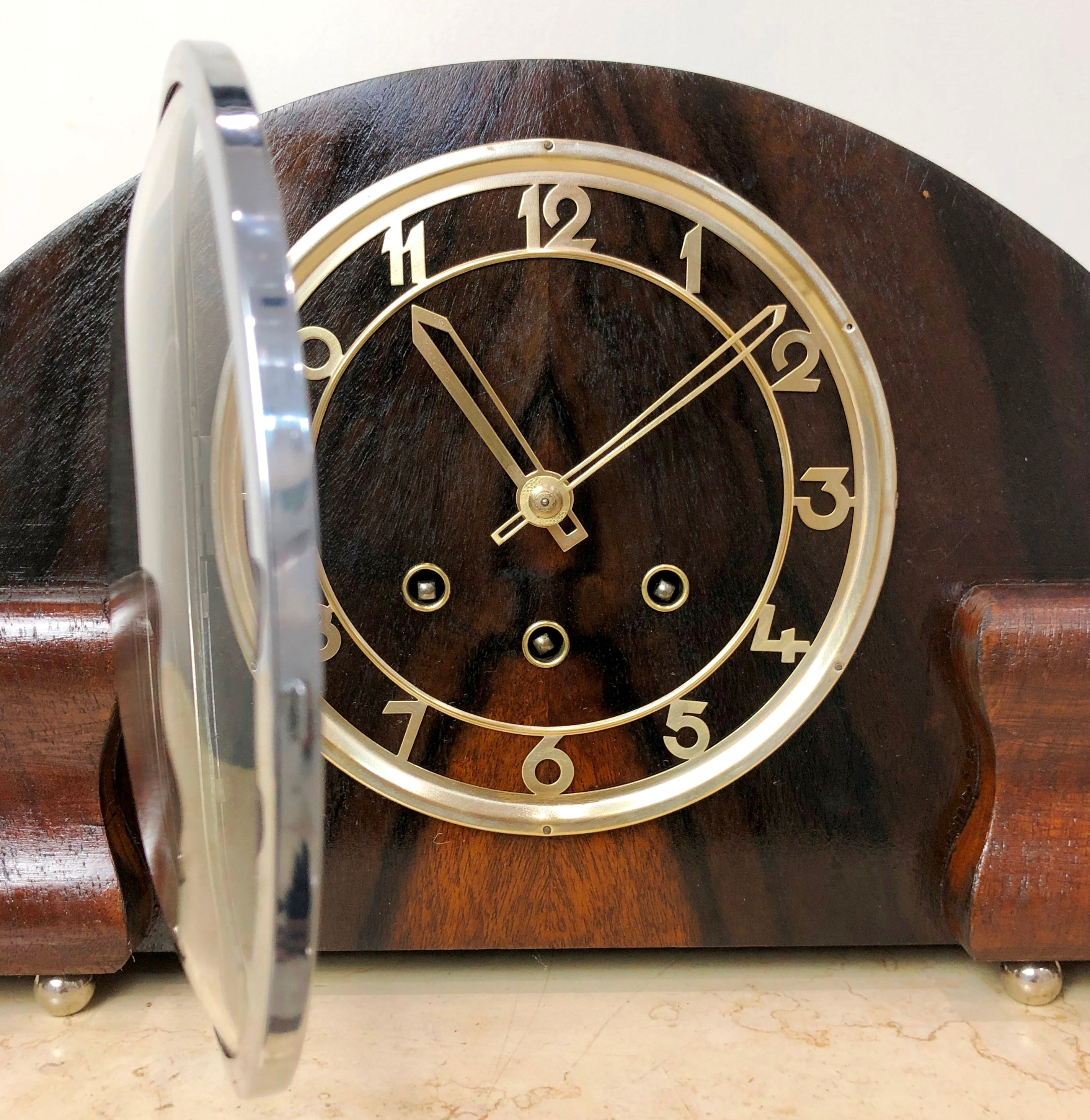 RESTORED Vintage FMS WESTMINSTER Mantel Clock | eXibit collection