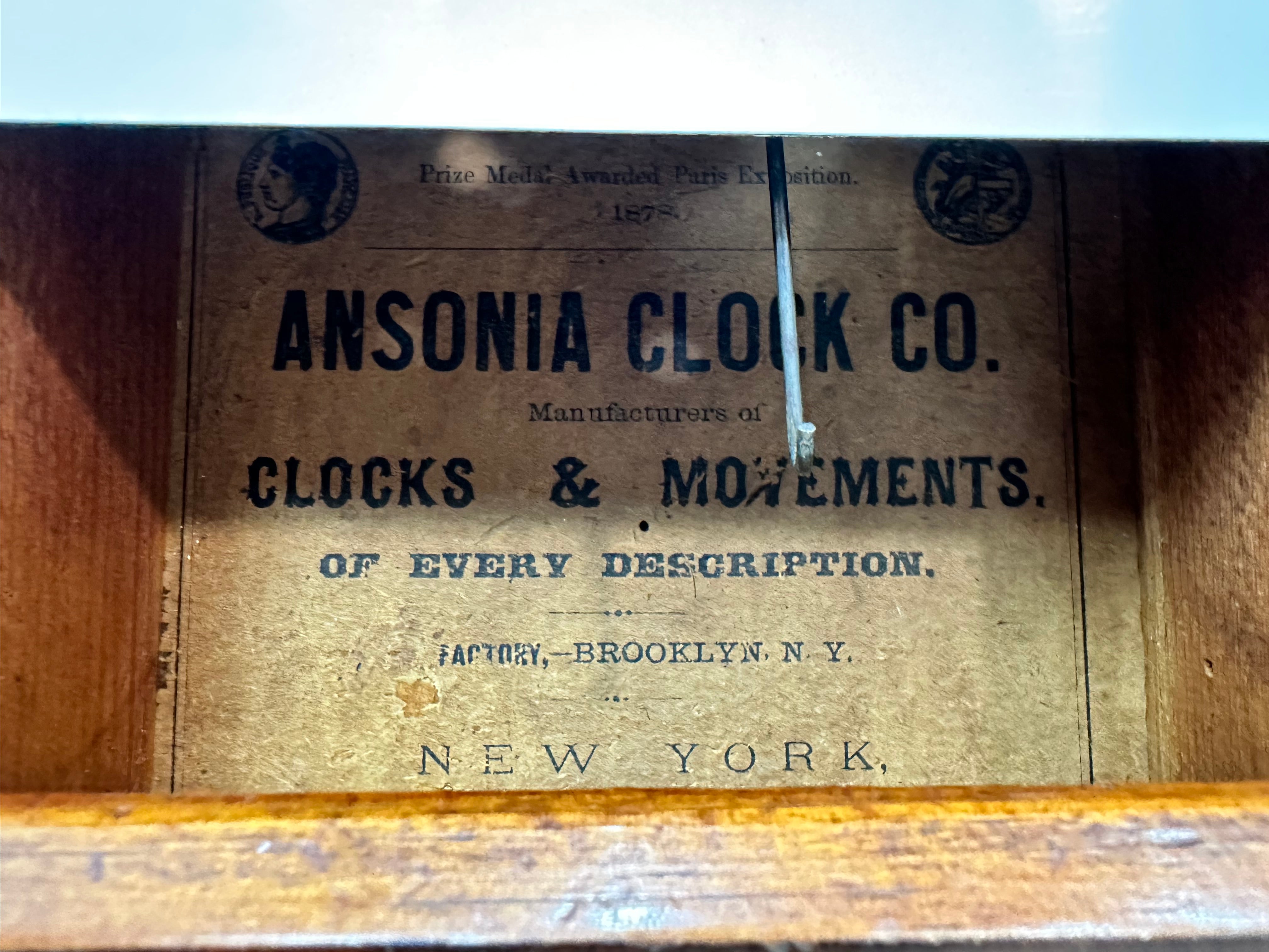 Antique ANSONIA U.S.A 1878 Prize Mantel Clock | eXibit collection