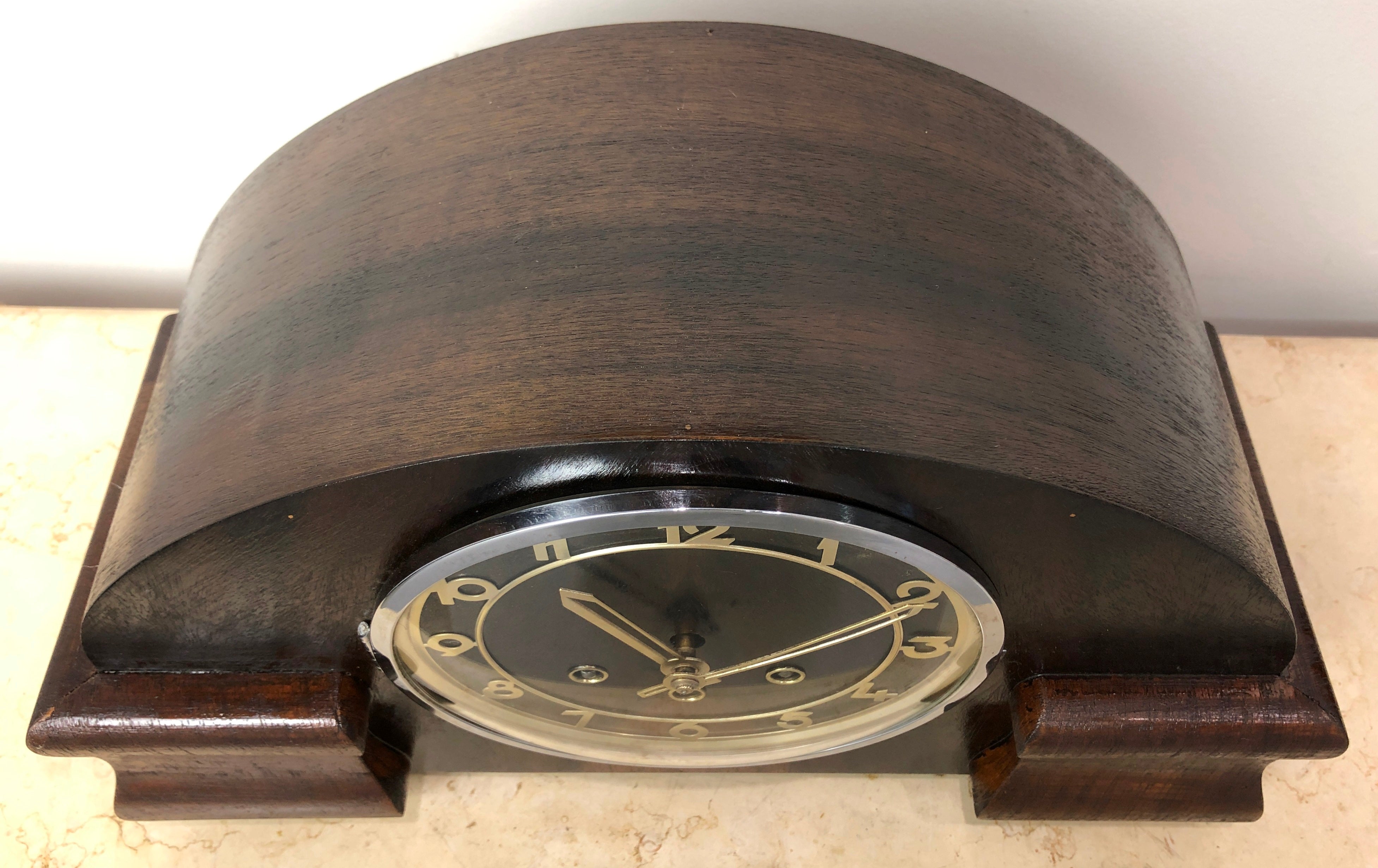 RESTORED Vintage FMS WESTMINSTER Mantel Clock | eXibit collection