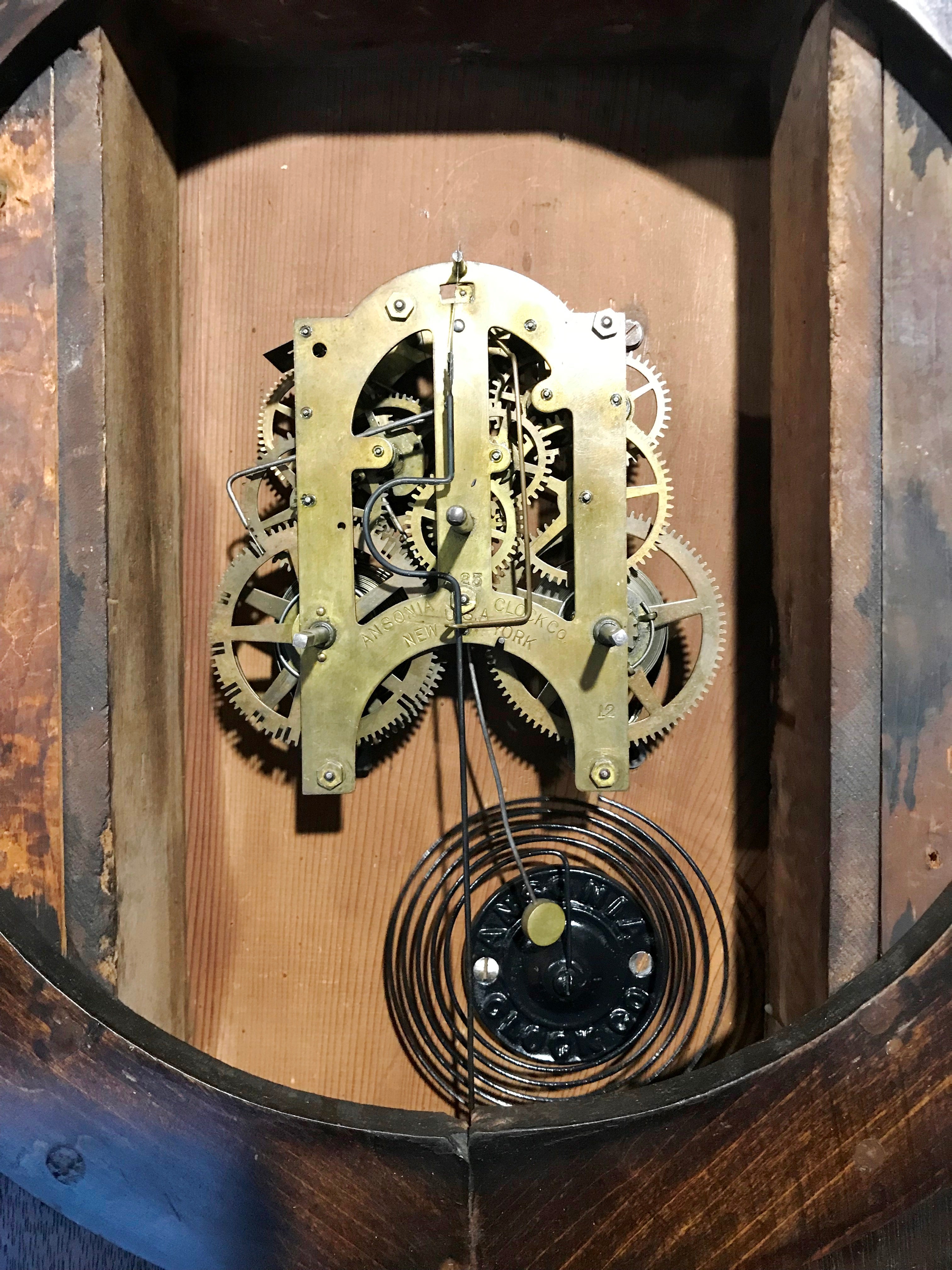 Original Antique Ansonia Wall Clock | eXibit collection