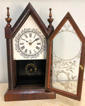 Antique Ansonia Steeple Mantel Clock | eXibit collection