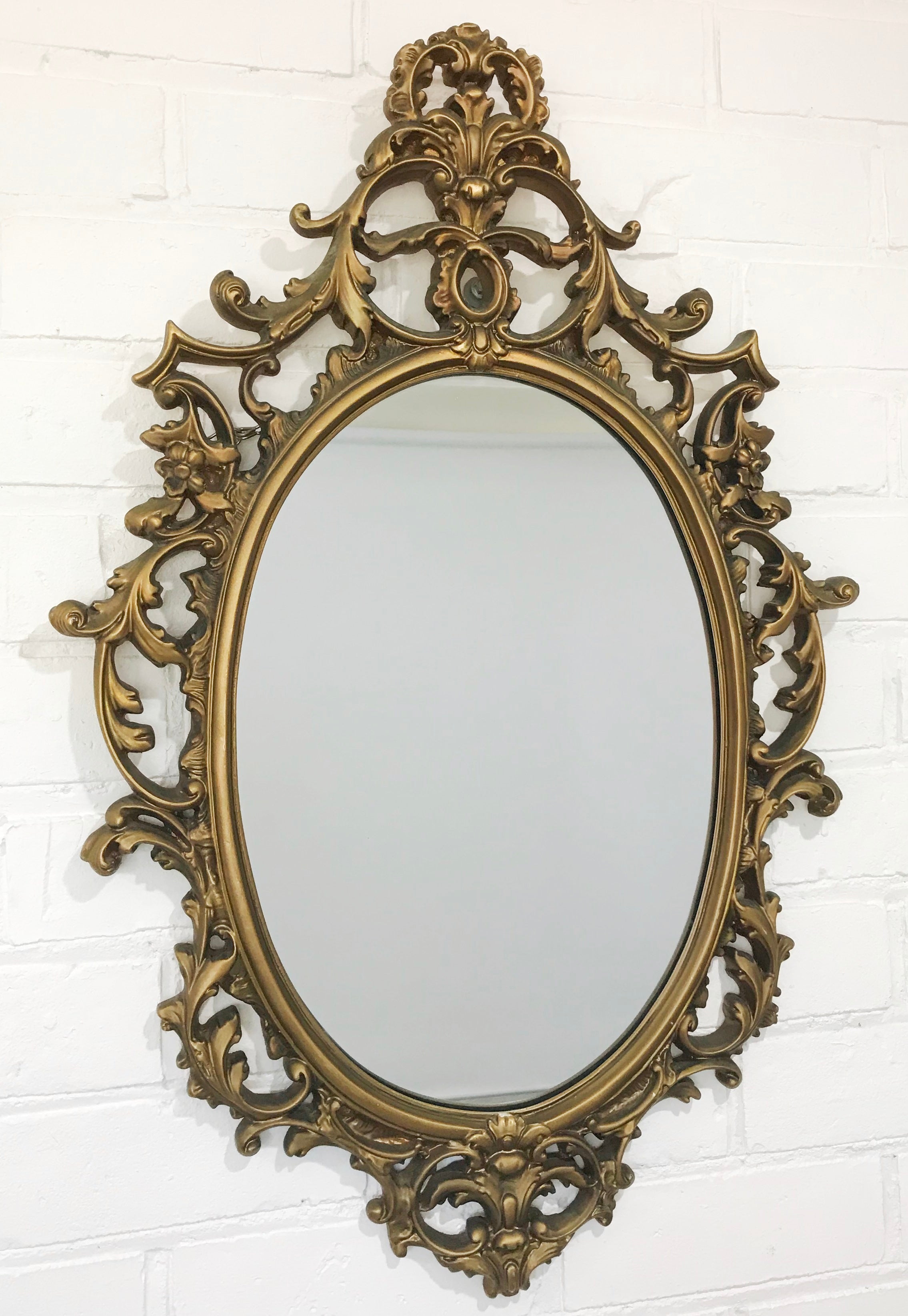 Original Vintage Ornate Gold Mirror | eXibit collection