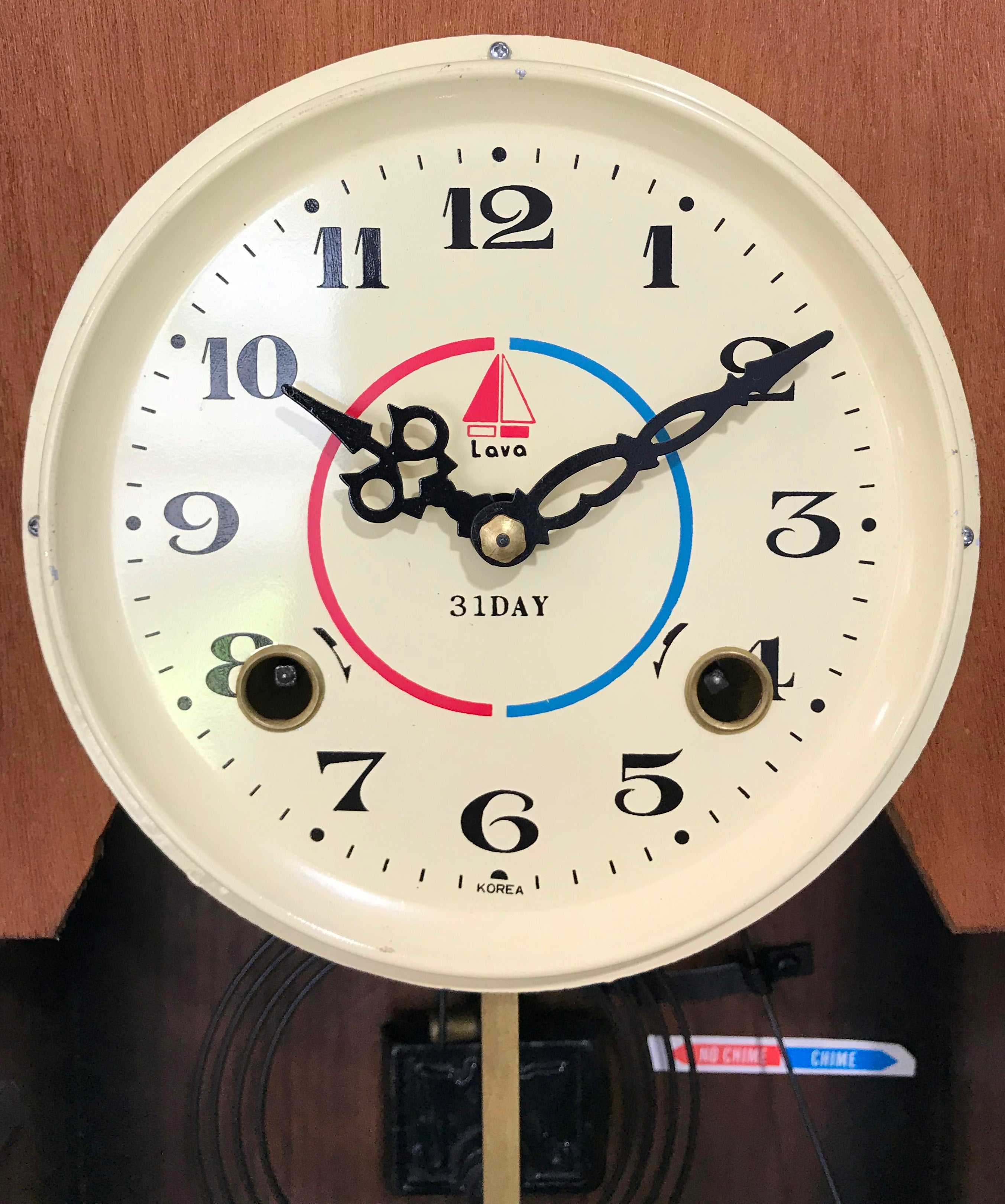 Vintage 31 Day Wall Clock | eXibit collection