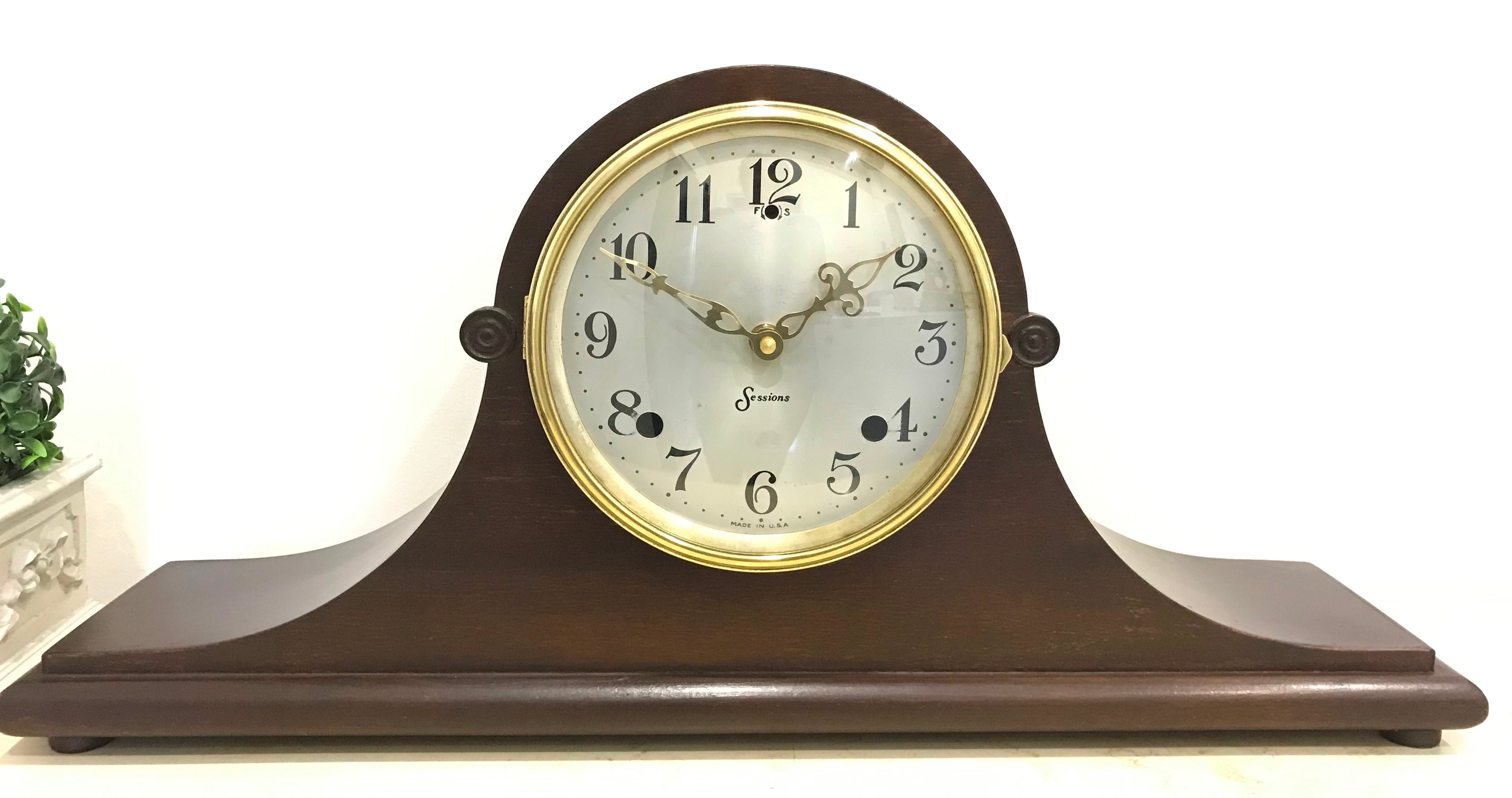 Vintage Quartz Sessions Mantel Clock | eXibit collection