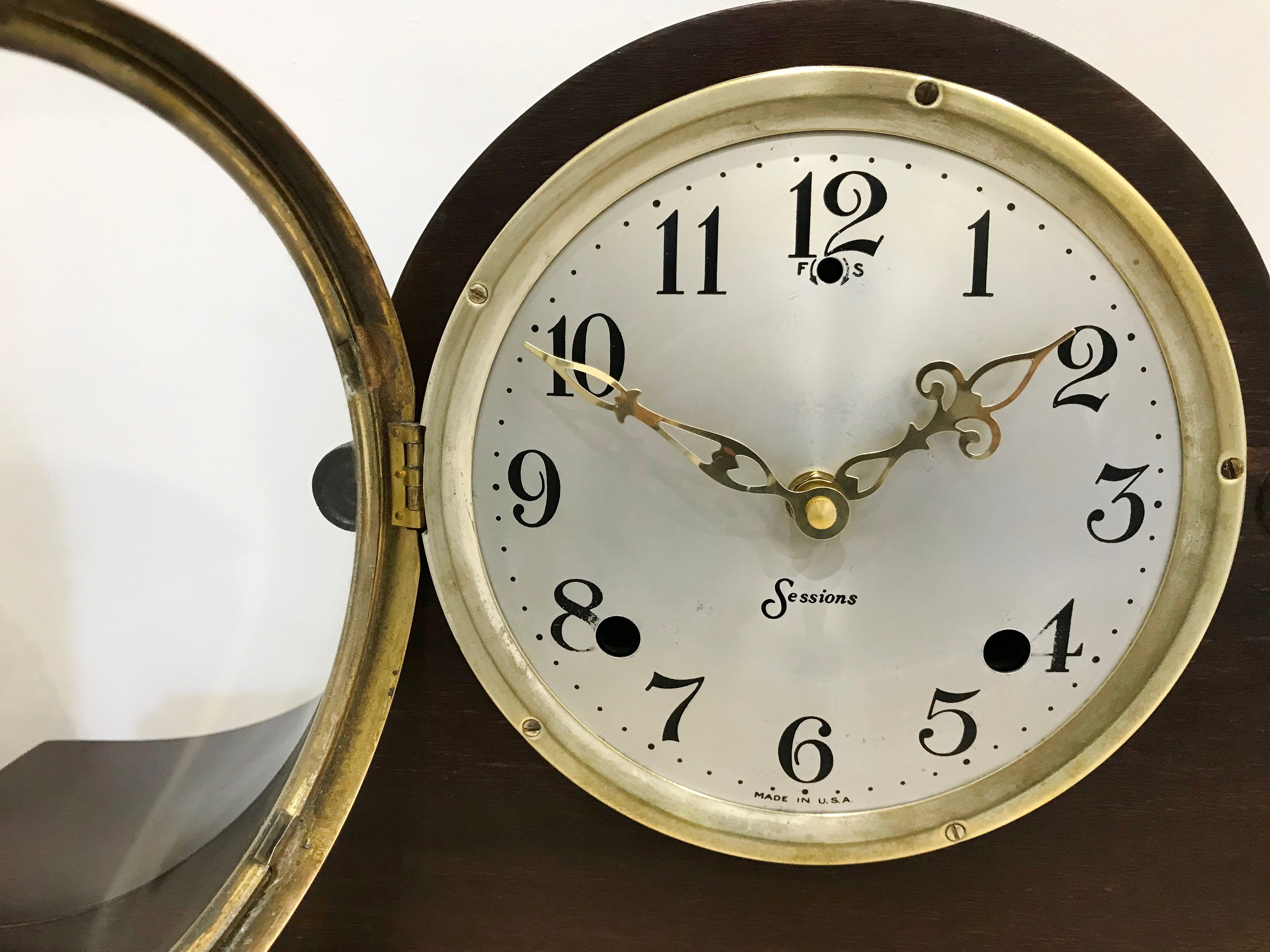 Vintage Quartz Sessions Mantel Clock | eXibit collection