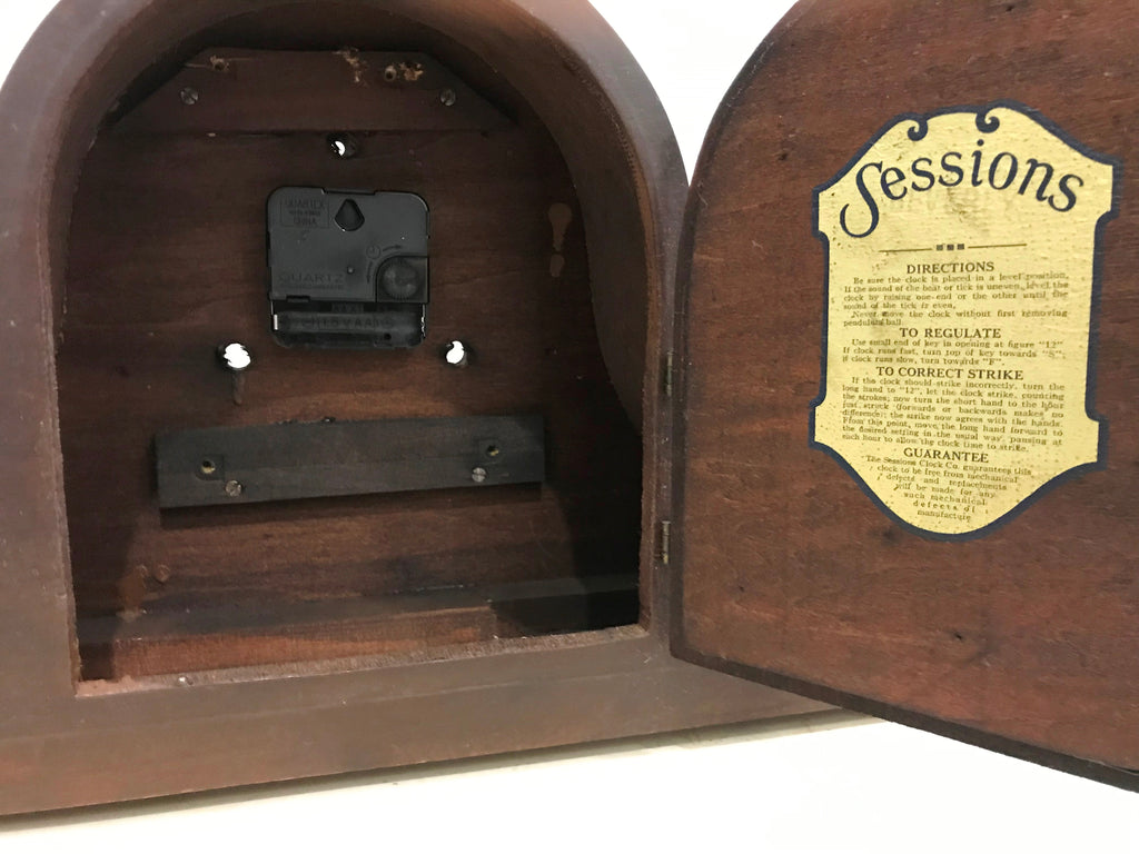 Vintage Quartz Sessions Mantel Clock | eXibit collection