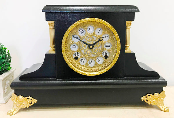 Antique Quartz Mantel Clock | eXibit collection