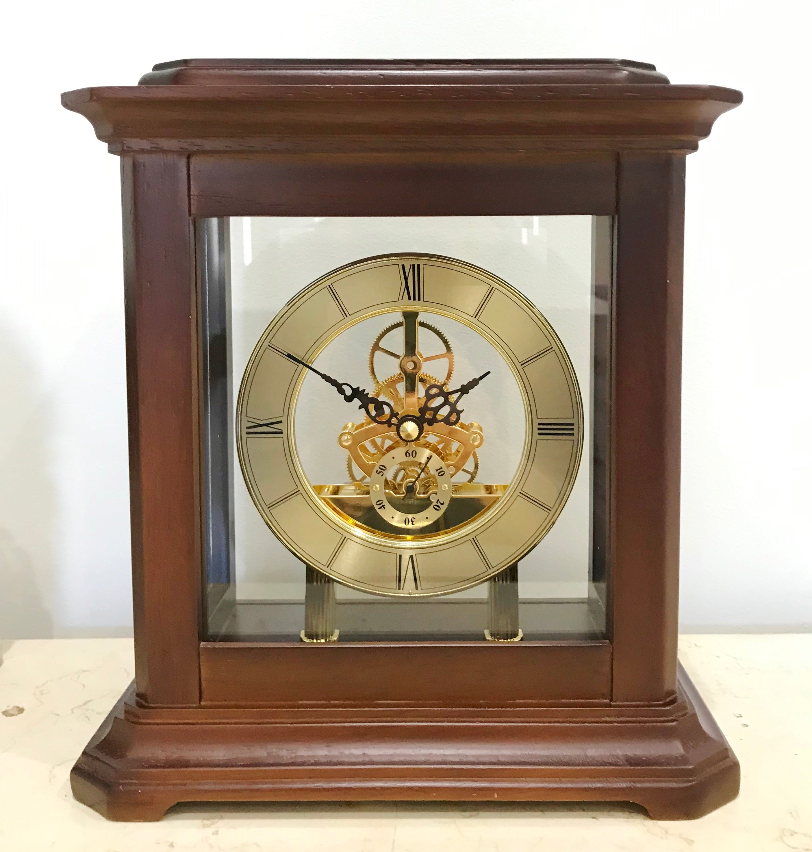 Skeleton Movement Battery Clock | eXibit collection