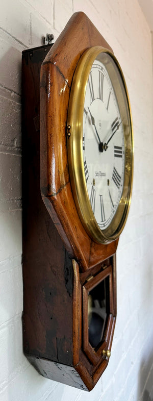 Original Antique Seth Thomas Hammer Chime Wall Clock | eXibit collection