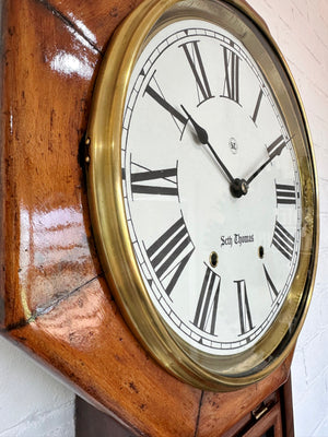 Original Antique Seth Thomas Hammer Chime Wall Clock | eXibit collection