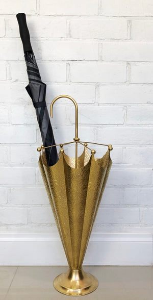 Original Vintage BRASS Umbrella Stand  | eXibit collection