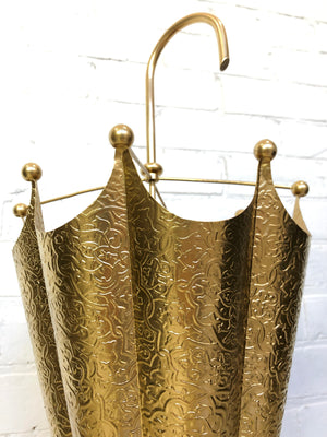 Original Vintage BRASS Umbrella Stand  | eXibit collection