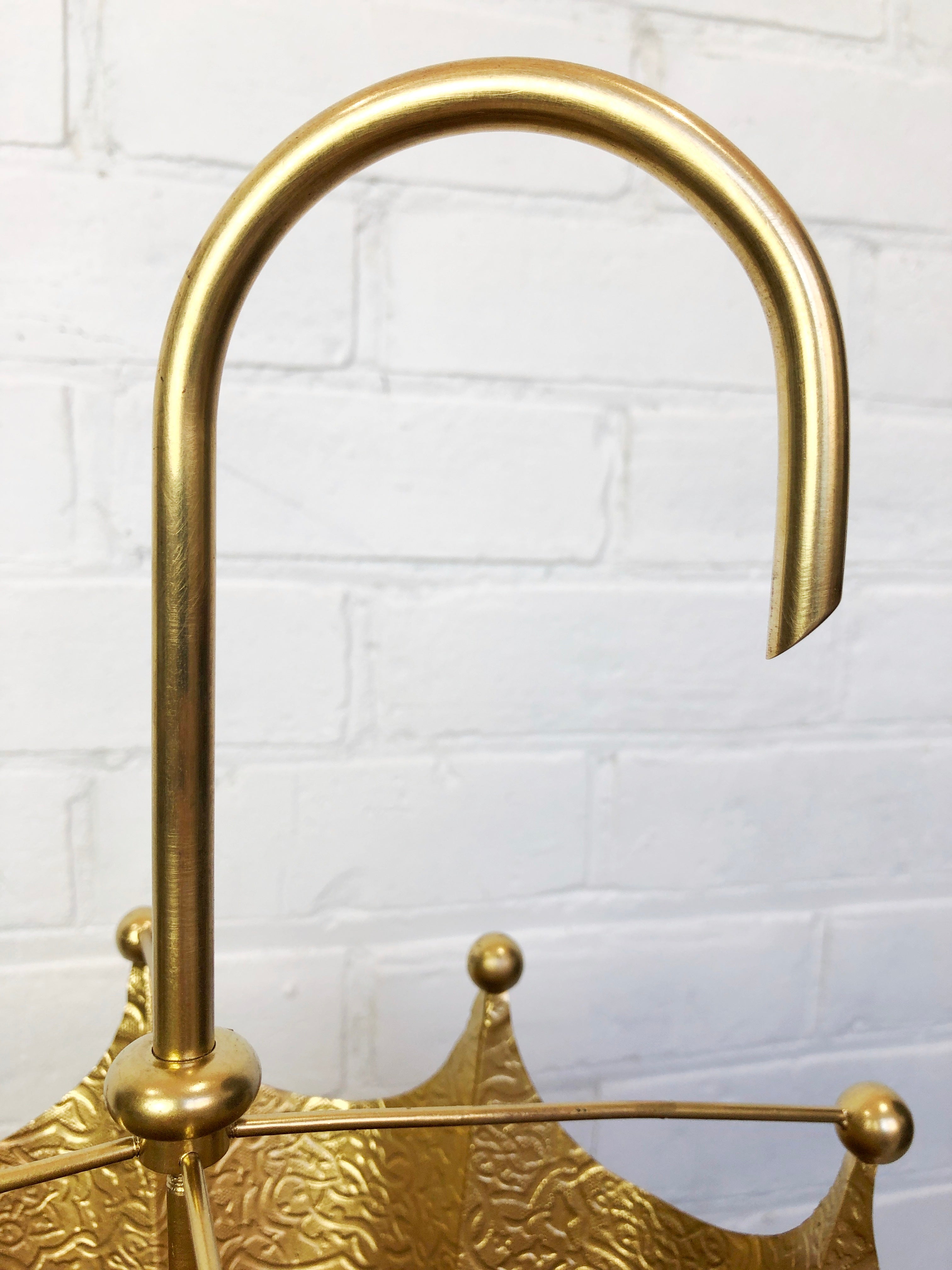 Original Vintage BRASS Umbrella Stand  | eXibit collection