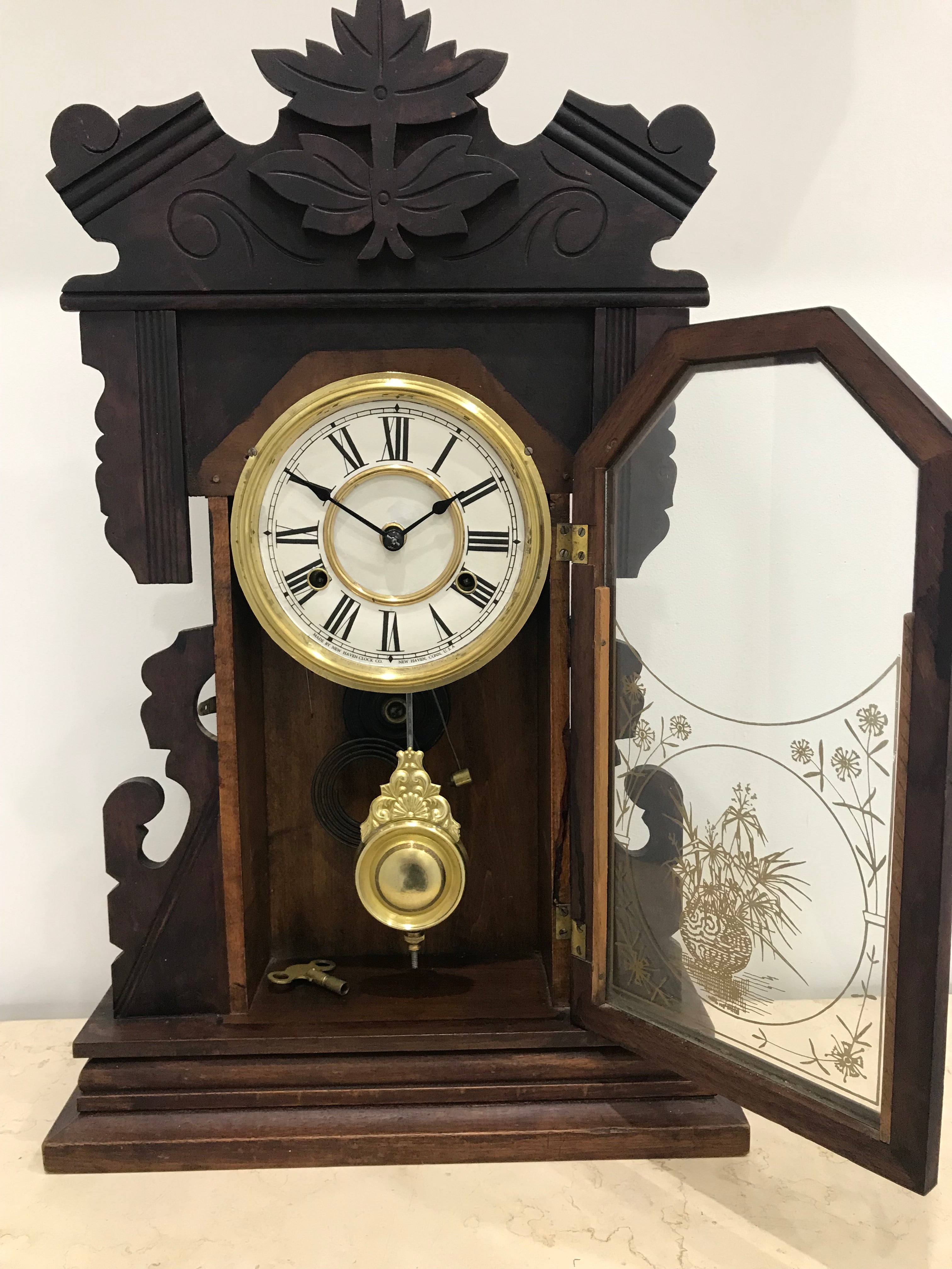 Antique New Haven Mantel Clock | eXibit collection