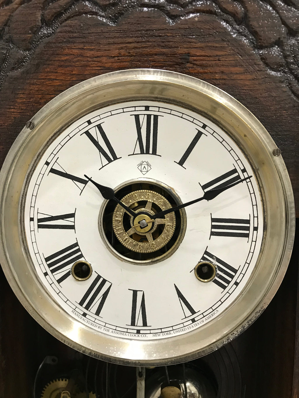 Restored Ansonia Cottage Chime Mantel Clock | eXibit collection