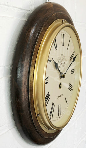 Vintage Style Victoria Station LONDON Battery Wall Clock | eXibit collection