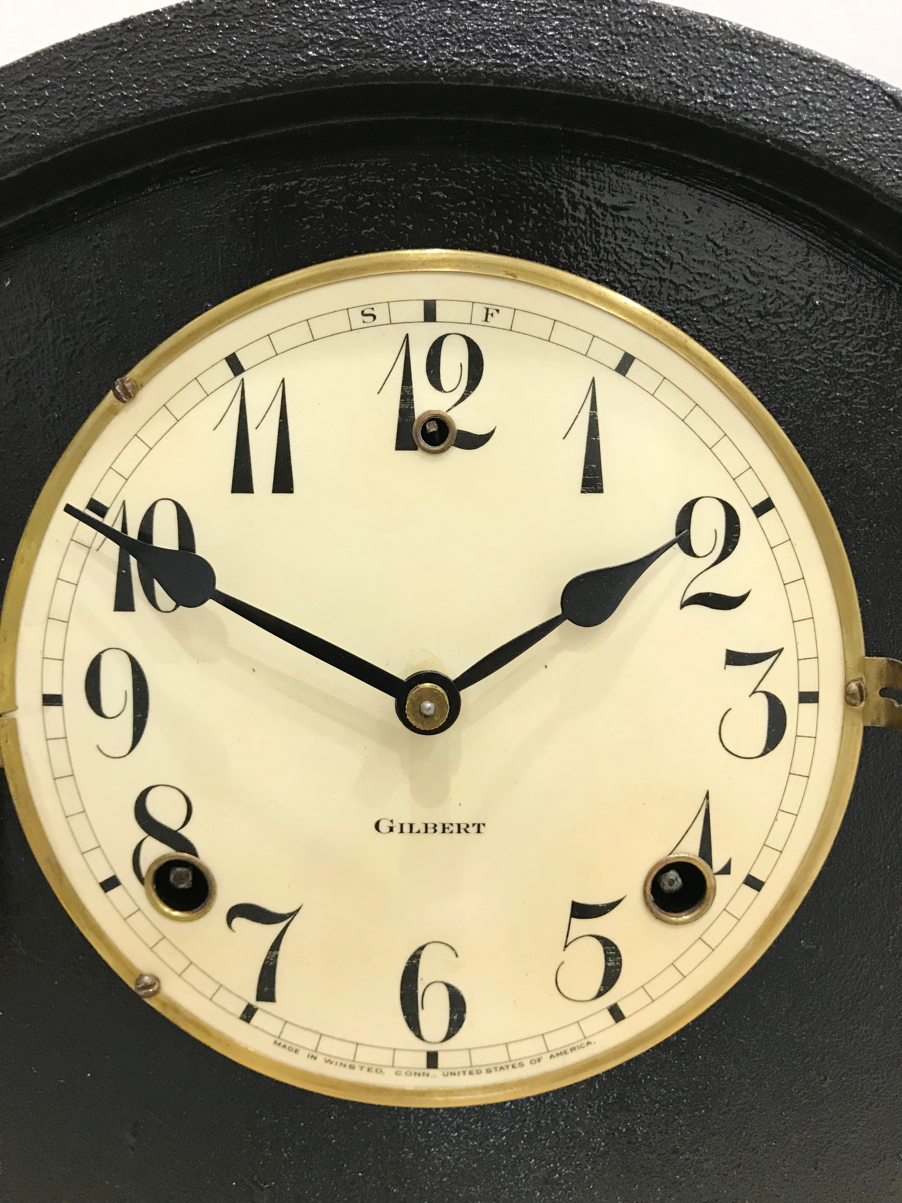 Restored Vintage Gilbert Mantel Clock | eXibit collection