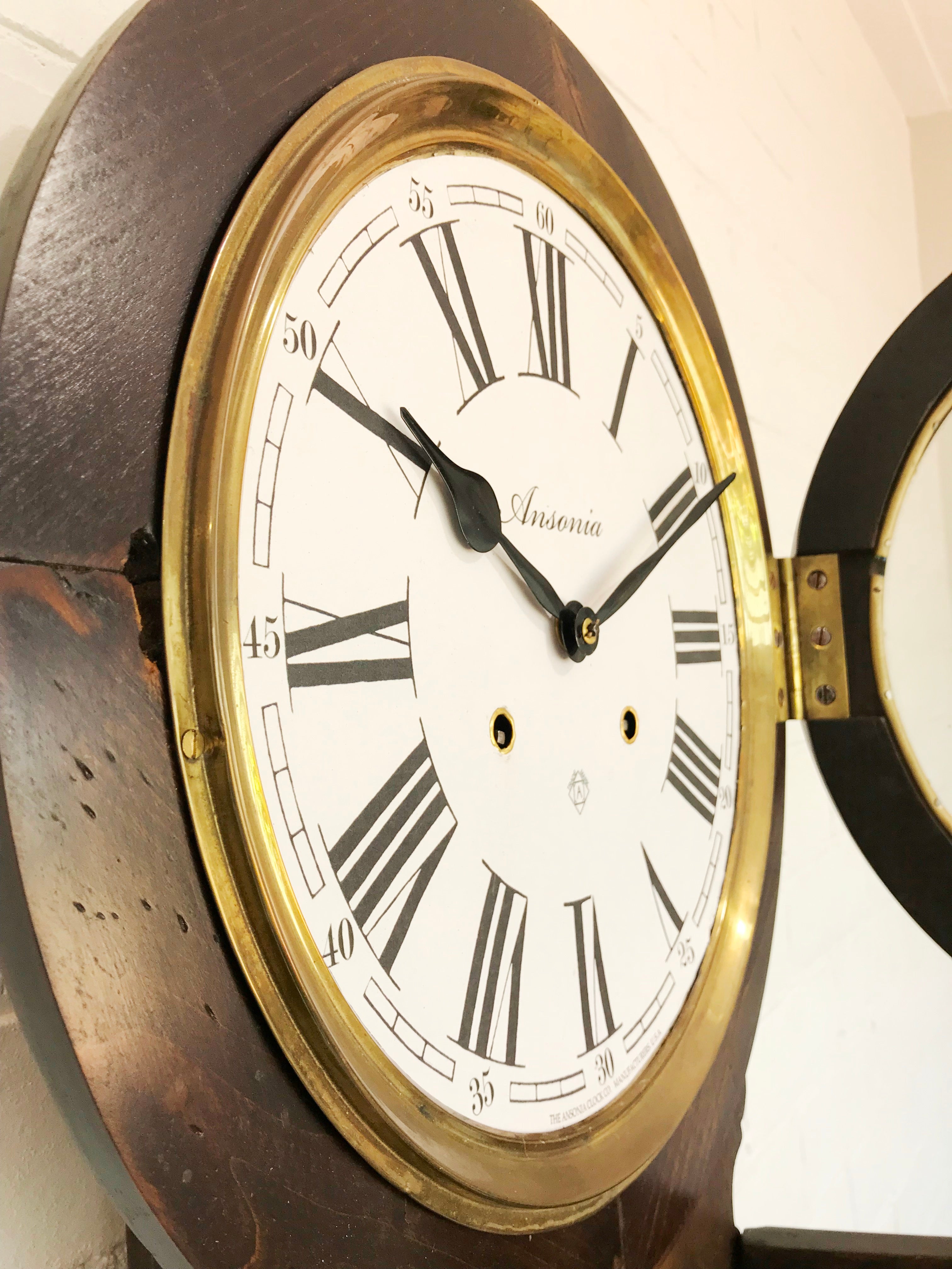 Original Antique Ansonia Wall Clock | eXibit collection