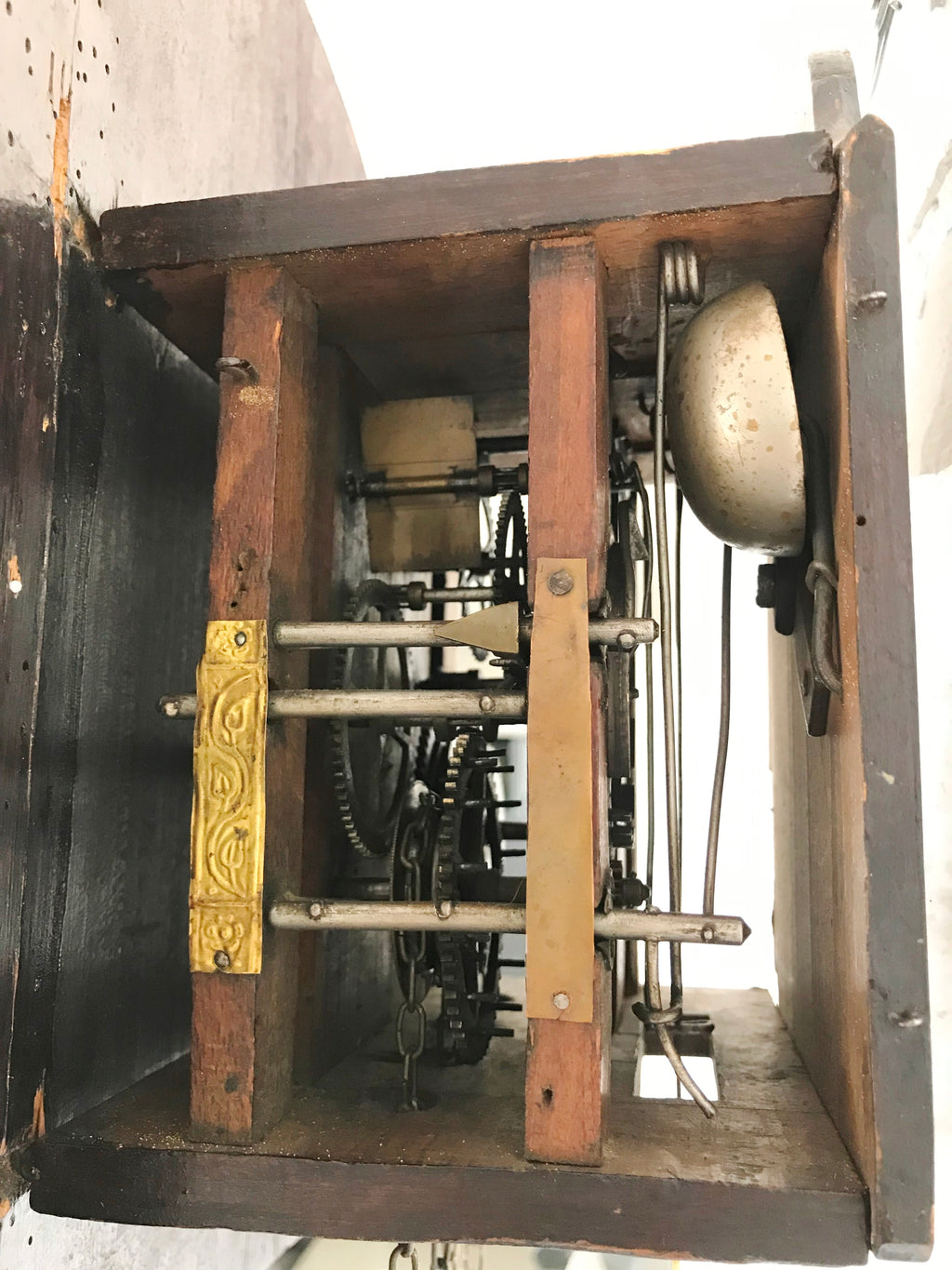 Antique Hand Painted Denmark Wall Clock | eXibit collection