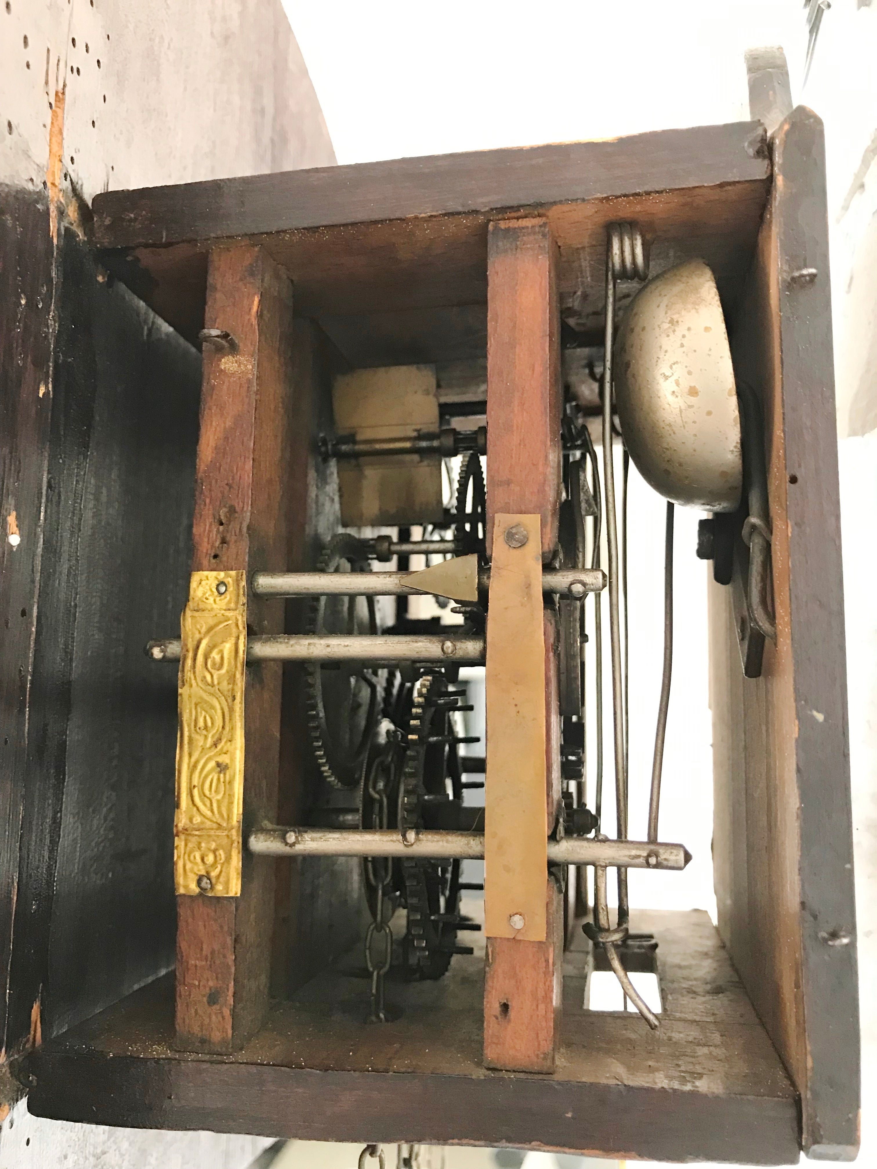 Antique Hand Painted Denmark Wall Clock | eXibit collection