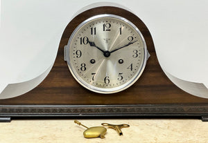 Vintage FMS Hammer on Coil Chime Pendulum Napoleon Mantel Clock | eXibit collection