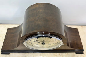 Vintage FMS Hammer on Coil Chime Pendulum Napoleon Mantel Clock | eXibit collection