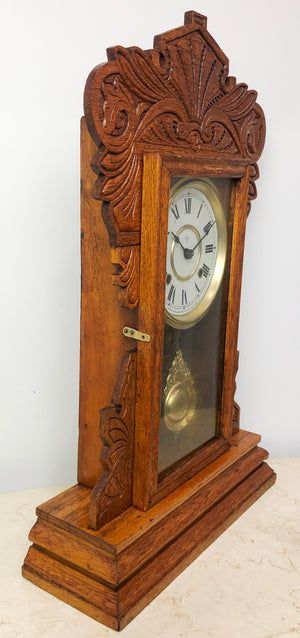 Antique NEW HAVEN Cottage Mantel Clock | eXibit collection