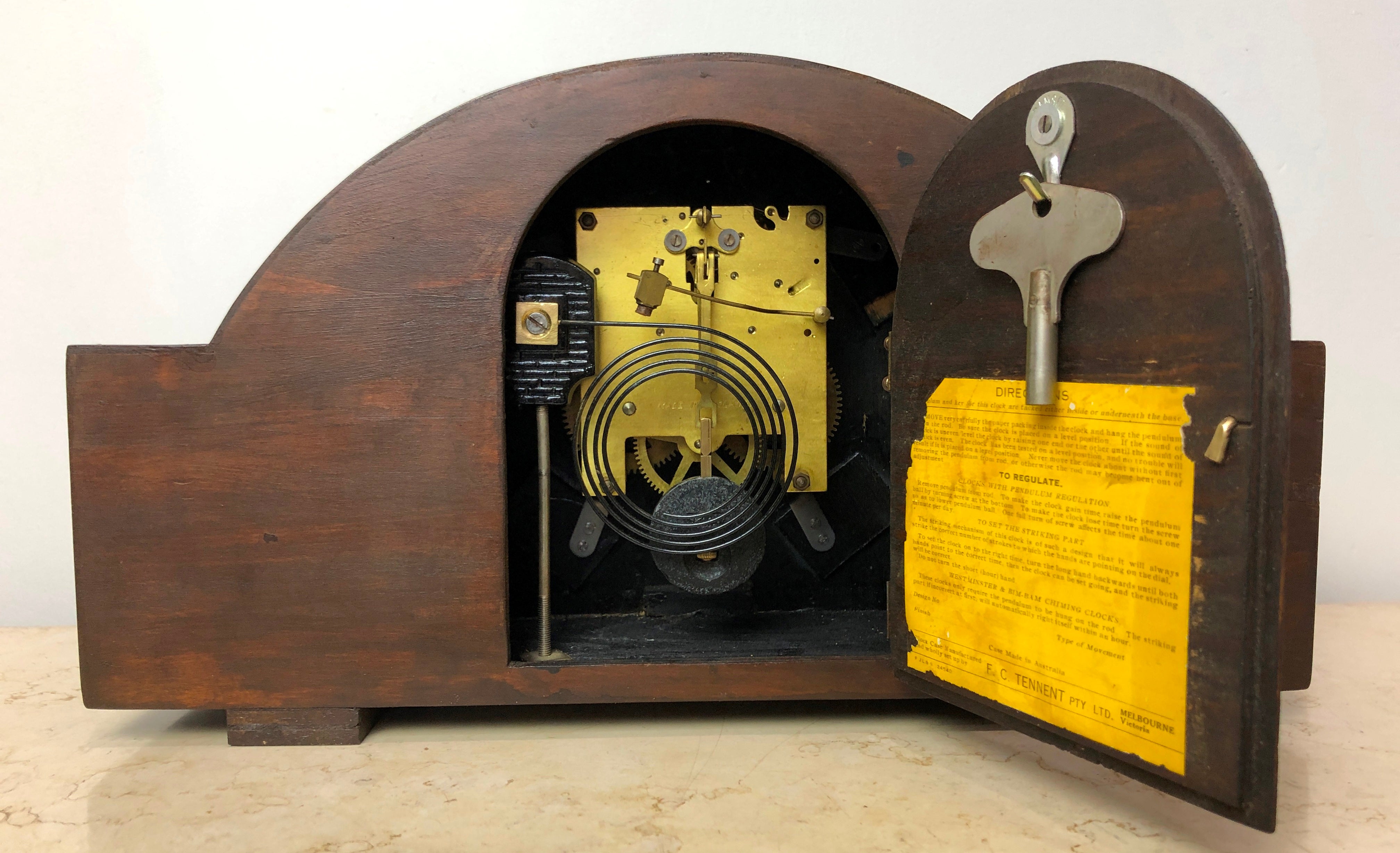 Original Vintage Enfield Mantel Clock | eXibit collection