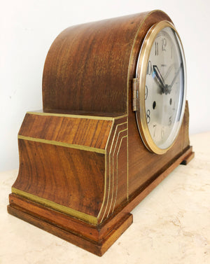 Original Vintage PERIVALE Pyramid Chime Mantel Clock | eXibit collection