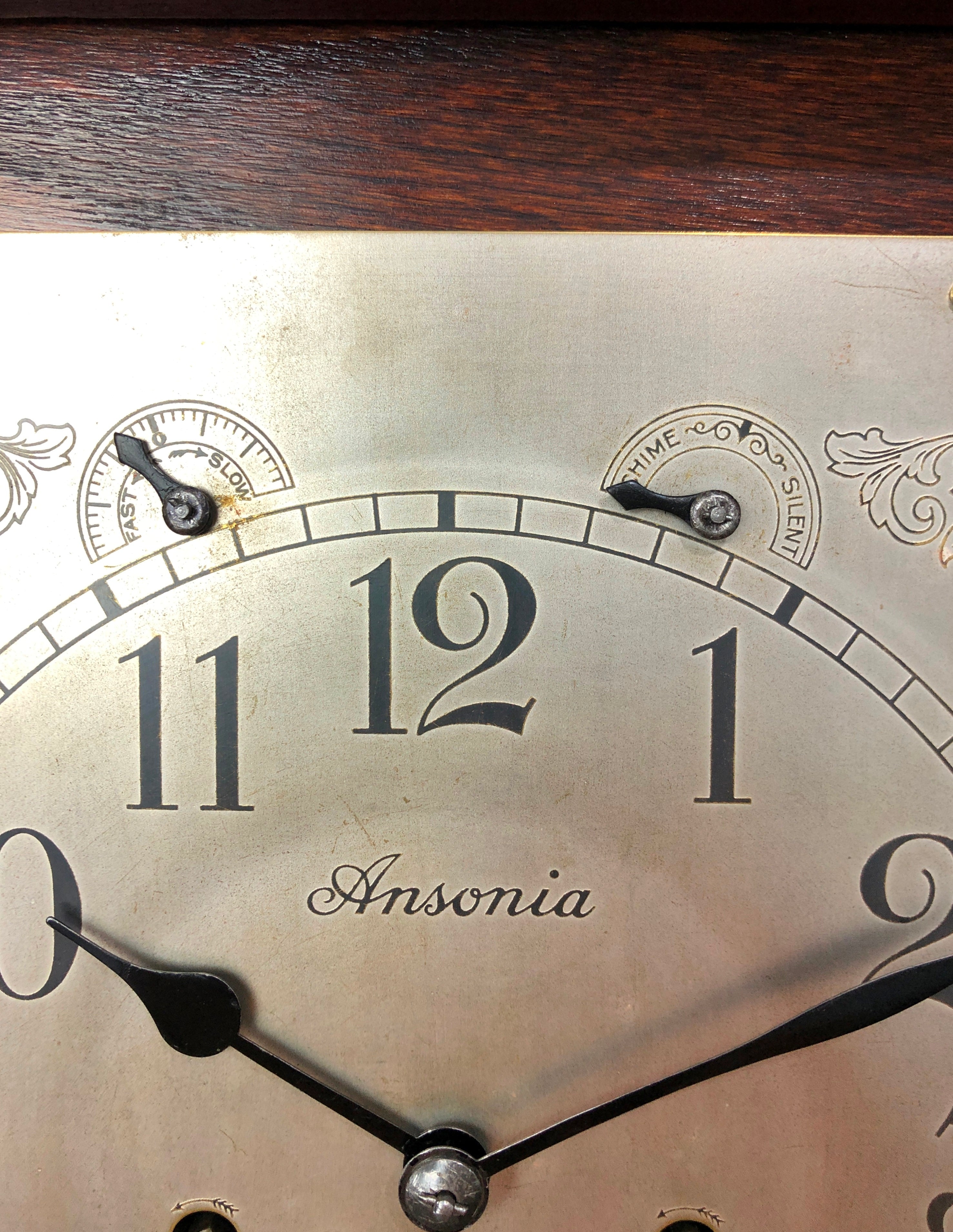 Antique ANSONIA Westminster Wall Clock eXibit collection