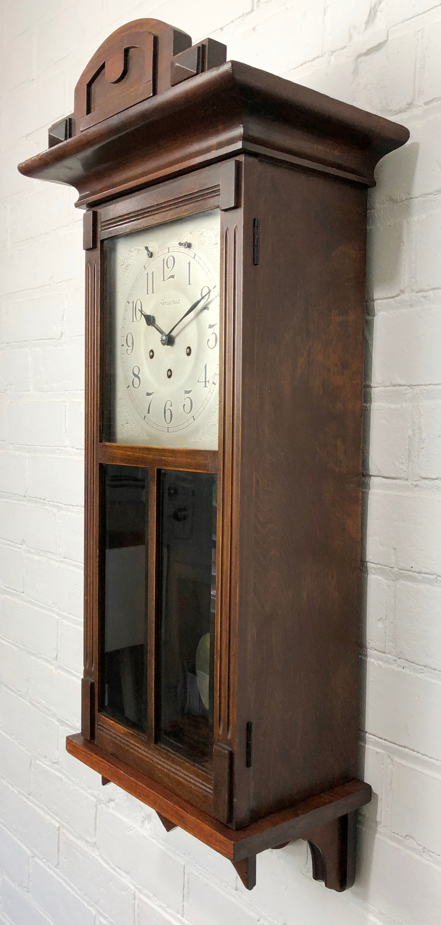 Antique ANSONIA Westminster Wall Clock eXibit collection